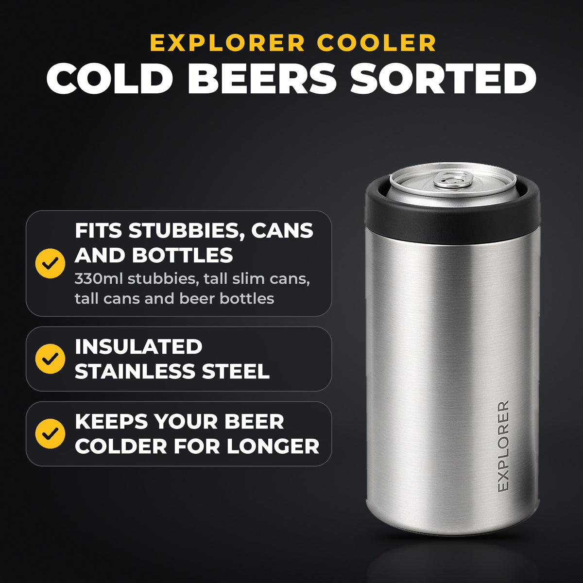 Explorer Black Friday Bundle™ - 1.35L Lunchbox + Sunnies + Cooler + Turbo Jet Blower