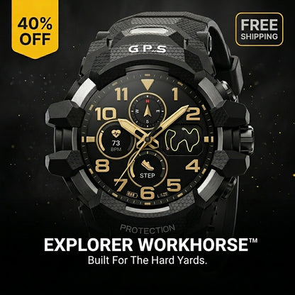 Explorer Workhorse™ Rugged GPS Smartwatch – Built For The Hard Yards