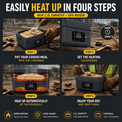 Explorer 1.2L Heating Lunchbox™ - Portable And Convenient