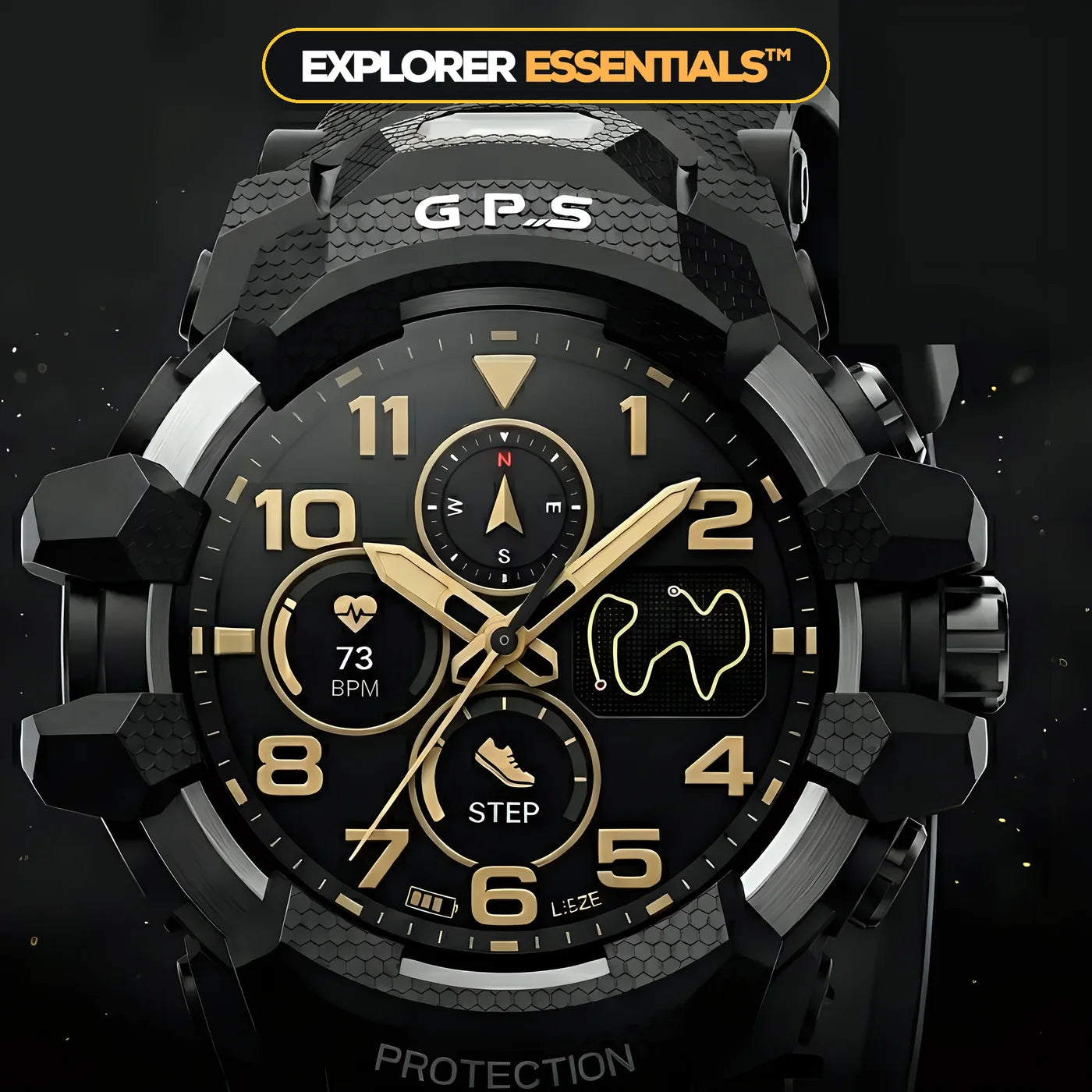 Explorer Workhorse™ Rugged GPS Smartwatch – Built For The Hard Yards